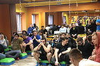 Тренажерный зал московского фитнес клуба Dorfit на Кантемировской в Царицыно